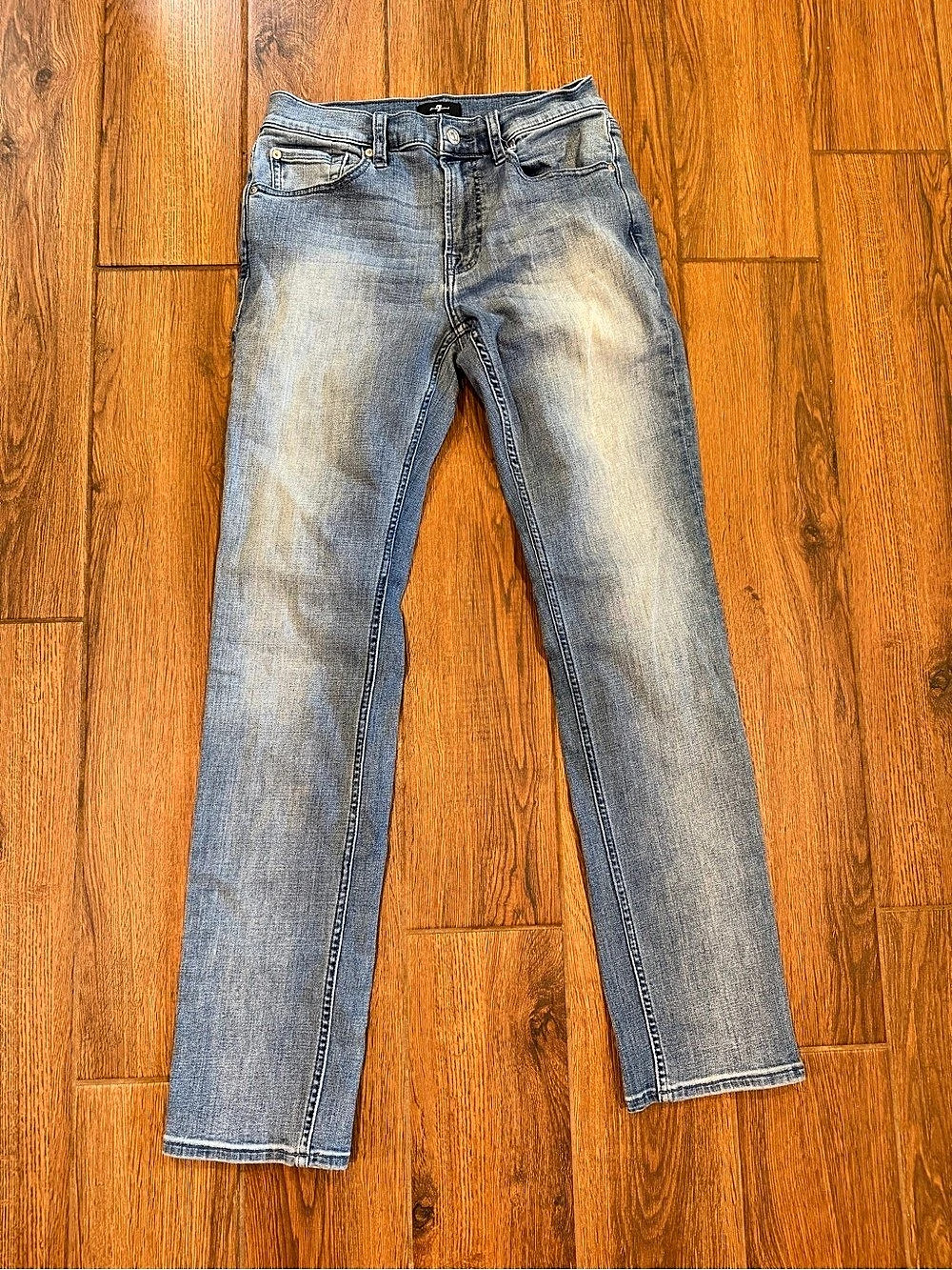 7 for all mankind Jeans Straight Leg Jeans Blue Waist 30